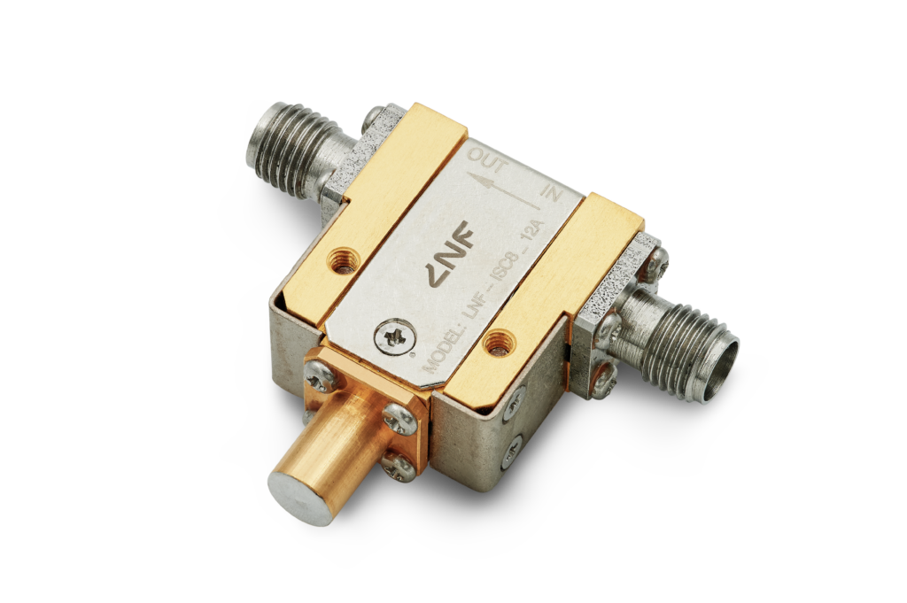 8-12 GHz Single Junction Isolator/Circulator - Low Noise Factory